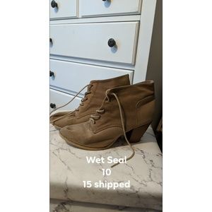 Tan Booties